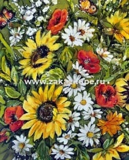 Фотопечать Акварели и Цветы для шкафов в ZakazKupe