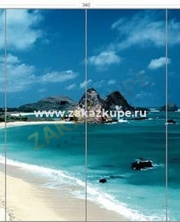 Фотопечать Мир Тропиков для шкафов в ZakazKupe