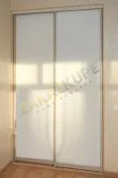 Гардеробная с дверями купе из матового стекла MATELAC фотография 3